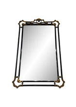 Load image into Gallery viewer, Late 19th Century Wrought Iron & Brass Mirror - Vertical Hang