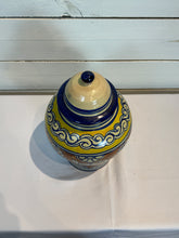 Load image into Gallery viewer, Vintage Hand Painted Mexican Talavera Lidded Ginger Jars