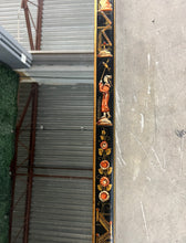 Load image into Gallery viewer, Ethan Allen Chinoiserie Framed Mirror 1980s - Black with Gold Drawings