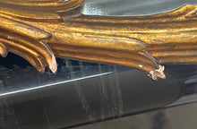 Load image into Gallery viewer, Vintage Gilded Gold Mirror - Oval Vertical Hang