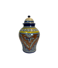 Load image into Gallery viewer, Vintage Hand Painted Mexican Talavera Lidded Ginger Jars