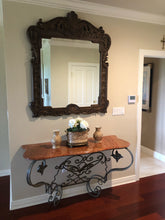 Load image into Gallery viewer, Vintage Carved Mahogany Mirror - Mid to late 20th Century