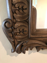 Load image into Gallery viewer, Vintage Carved Mahogany Mirror - Mid to late 20th Century