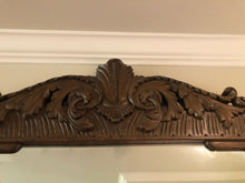 Load image into Gallery viewer, Vintage Carved Mahogany Mirror - Mid to late 20th Century