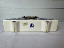Load image into Gallery viewer, Delft Dial Clock - Blue & White Clock for Mantelpiece or Shelf