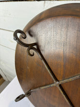 Load image into Gallery viewer, Round Wooden Raised Tray