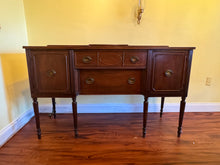 Load image into Gallery viewer, Hepplewhite Style 20th Century Reproduction Mahogany Server, Buffet, Sideboard, Credenza