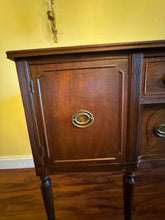 Load image into Gallery viewer, Hepplewhite Style 20th Century Reproduction Mahogany Server, Buffet, Sideboard, Credenza