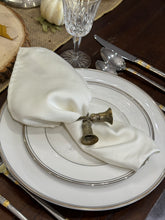 Load image into Gallery viewer, Vintage Pewter Tassel Napkin Rings - Set of 10