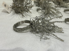 Load image into Gallery viewer, Silver Beaded Seaburst Napkin Rings - Set of 8