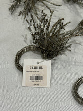 Load image into Gallery viewer, Silver Beaded Seaburst Napkin Rings - Set of 8