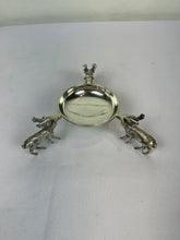 Load image into Gallery viewer, Vintage Pewter Reindeer Sauce Bowl