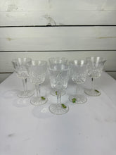 Load image into Gallery viewer, Vintage Waterford Crystal Claret Collection Wine Glasses - Set of 6