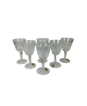 Load image into Gallery viewer, Vintage Waterford Crystal Claret Collection Wine Glasses - Set of 6