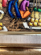 Load image into Gallery viewer, Caribbean Village at Work - Original Art, Oil Painting on Canvas