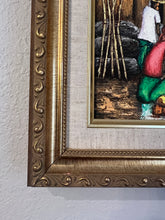 Load image into Gallery viewer, Caribbean Village at Work - Original Art, Oil Painting on Canvas