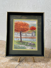 Load image into Gallery viewer, Flamboyant / Royal Poinciana Trees - Watercolor Painting by V. Mendez