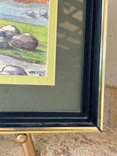 Load image into Gallery viewer, Flamboyant / Royal Poinciana Trees - Watercolor Painting by V. Mendez