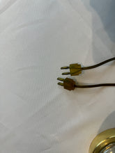 Load image into Gallery viewer, Waterford Crystal & Polished Brass Table Lamp in the Hollywood Regency Style - without shade