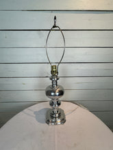Load image into Gallery viewer, Silver Pewter Lamp Base