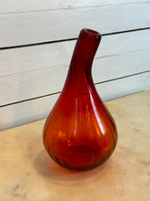 Load image into Gallery viewer, Sunset Toned Red and Yellow Vases - Set of Two