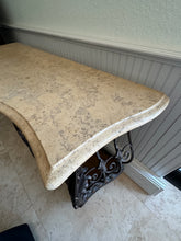 Load image into Gallery viewer, Pulaski Casa Cristina Collection Stone & Wrought Iron Credenza Sideboard