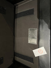 Load image into Gallery viewer, Pottery Barn Tyler Roll Arm Leather Recliner - Midnight Vintage Black Leather With Nailheads