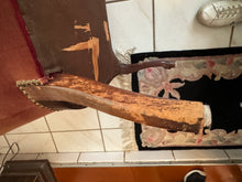 Load image into Gallery viewer, 1940s Victorian Carved Mahogany Red Wine Velvet Parlor Settee /Loveseat / Sofa / Couch