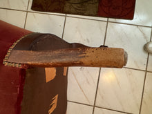 Load image into Gallery viewer, 1940s Victorian Carved Mahogany Red Wine Velvet Parlor Settee /Loveseat / Sofa / Couch