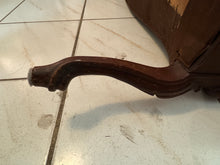 Load image into Gallery viewer, 1940s Victorian Carved Mahogany Red Wine Velvet Parlor Settee /Loveseat / Sofa / Couch