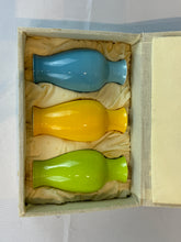 Load image into Gallery viewer, Vintage Middle Kingdom Glossy Mini Bud Vases - Boxed Set of 3