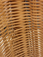 Load image into Gallery viewer, Vintage Woven Rattan Armchair with Cushions