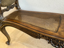 Load image into Gallery viewer, Maitland Smith Vintage Cane Bench