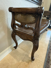 Load image into Gallery viewer, Maitland Smith Vintage Cane Bench