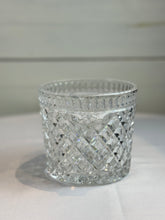 Load image into Gallery viewer, Vintage Crystal Glass Diamond Shaped Ice Bucket / Champagne Bucket with Handles