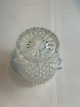 Load image into Gallery viewer, Vintage Crystal Glass Diamond Shaped Ice Bucket / Champagne Bucket with Handles