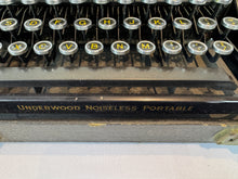 Load image into Gallery viewer, Antique 1934 Remington for Underwood Noiseless Portable Typewriter Serial #651232