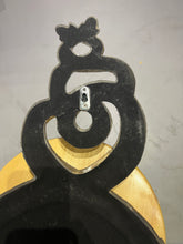 Load image into Gallery viewer, Vintage Entwined Dolphins with Convex Mirror and Pillar Candle Holder Sconce