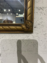 Load image into Gallery viewer, Delicate Painted Wood Mirror with a Bow Motif