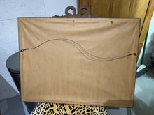 Load image into Gallery viewer, Delicate Painted Wood Mirror with a Bow Motif