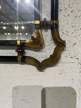 Load image into Gallery viewer, Late 19th Century Wrought Iron & Brass Mirror - Vertical Hang