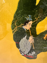 Load image into Gallery viewer, Vintage Asian Embroidery Art of the Eight Immortals Celebrating Longevity