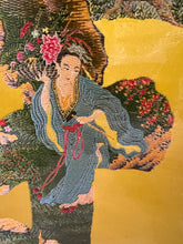Load image into Gallery viewer, Vintage Asian Embroidery Art of the Eight Immortals Celebrating Longevity
