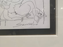 Load image into Gallery viewer, Framed Pen & Ink Drawing by R.G. Serrano, 2007, Original