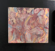 Load image into Gallery viewer, Mounted Acrylic on Paper, Mounted on Wood, Las Rumbas en Plata, Gloria Lomas, Original Art