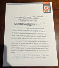 Load image into Gallery viewer, Mounted Acrylic on Paper, Mounted on Wood, Las Rumbas en Plata, Gloria Lomas, Original Art