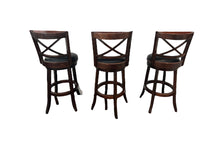 Load image into Gallery viewer, Swivel Bar Height Barstools - sold as a set of 3