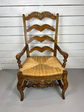 Load image into Gallery viewer, Lexington French Country Ladder Back Dining Chairs - set of 6 chairs