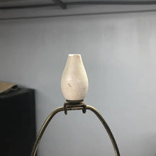 Load image into Gallery viewer, Vintage Mid-century Modern Alabaster and Wood Table Lamp