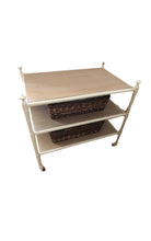 Load image into Gallery viewer, Beverage Cart, Bar Cart or Side Table on Wheels